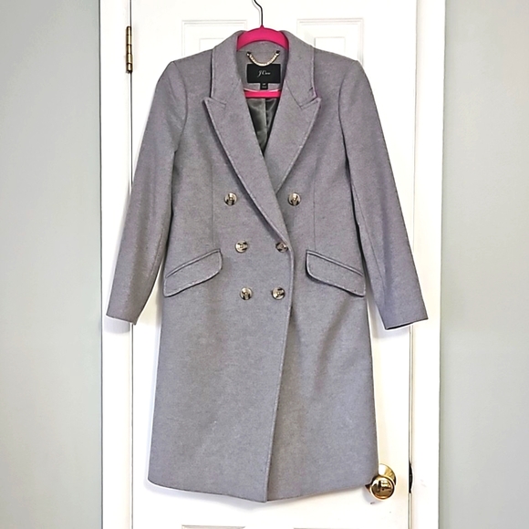 J crew wool and cashmere top coat - Picture 2 of 10